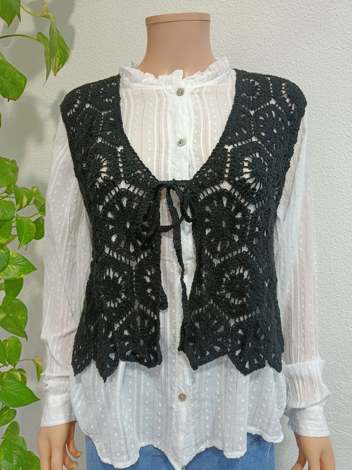 CHALECO DE CROCHET