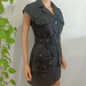 VESTIDO GABARDINA