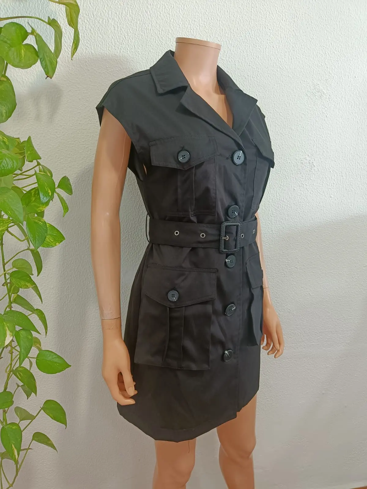 VESTIDO GABARDINA