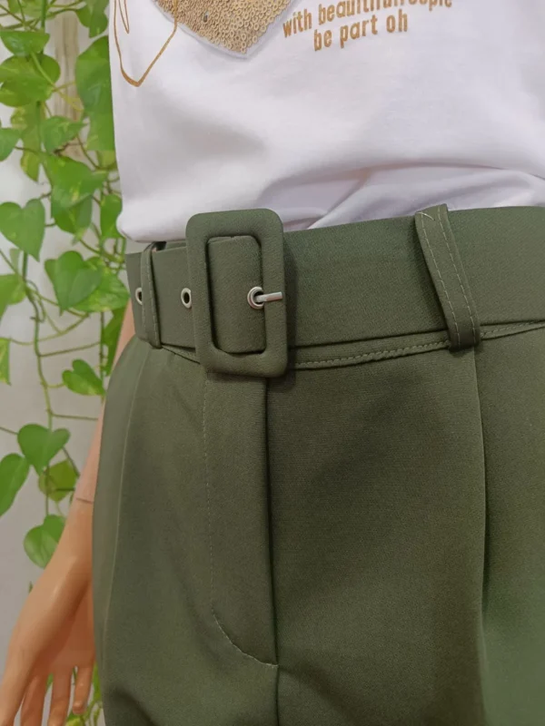 PANTALÓN CON CINTURÓN - Imagen 2