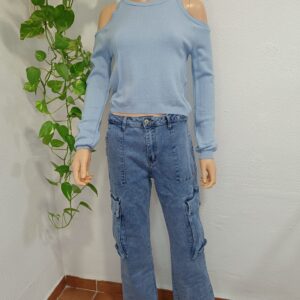 Jersey de hombros descubiertos